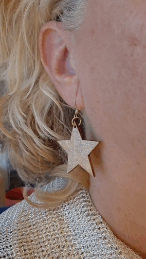 Hout 8 Oorbellen mystery bag